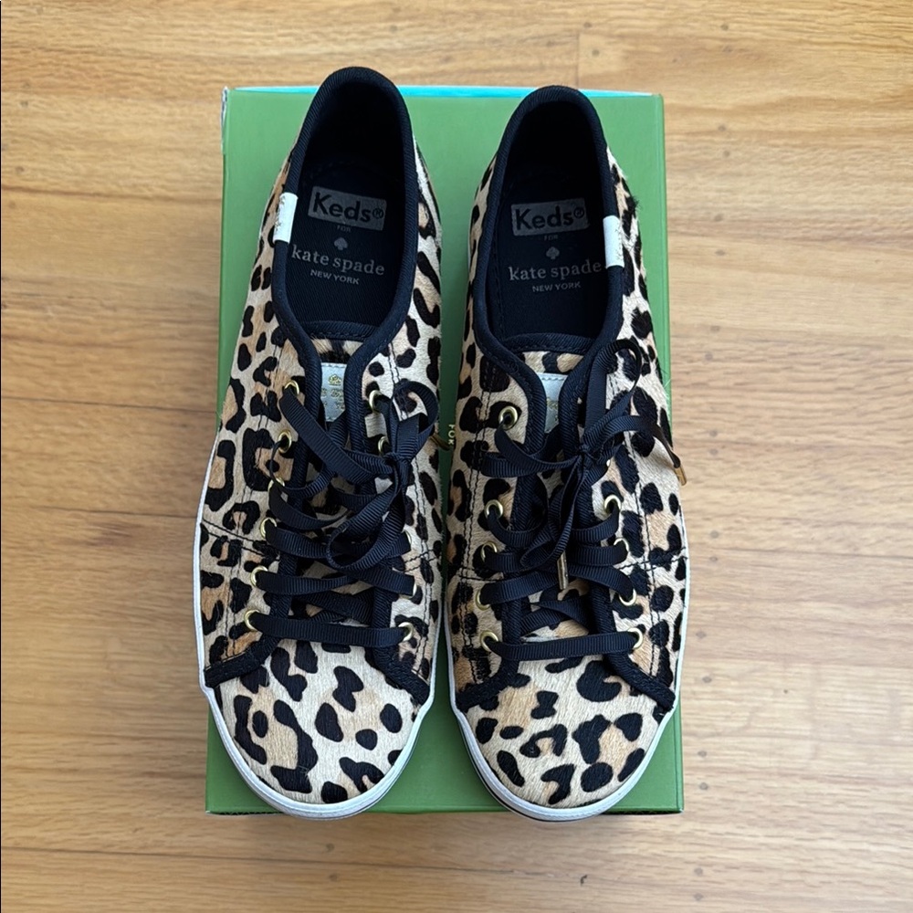 Keds x Kate Spade leopard print sneakers